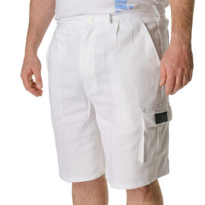 Sequence White Painter’s Shorts